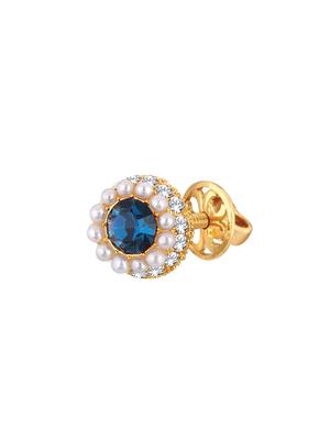 blue metal studs earrings - 13694052 - Standard Image - 2