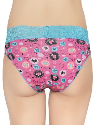 pink cotton bikini panty - 13696227 - Standard Image - 2