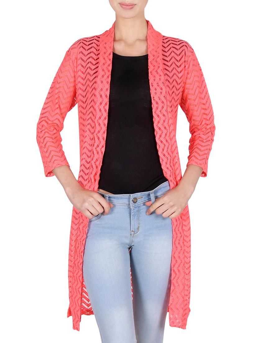 coral net long shrug - 13709379 - Zoom Image - 2