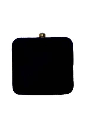 blue velvet box clutch - 13719147 - Standard Image - 2