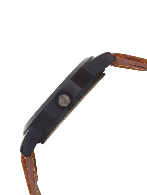 Jack Klein Stylish Brown Strap Elegant Analog Watch For Men - 13719179 - Zoom Image - 2