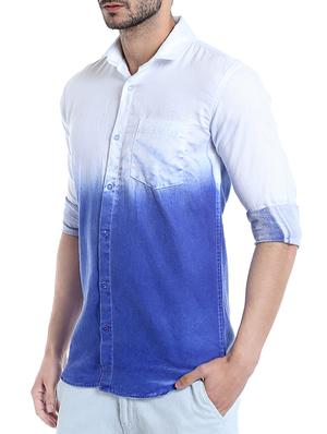 white cotton casual shirt - 13719562 - Standard Image - 2