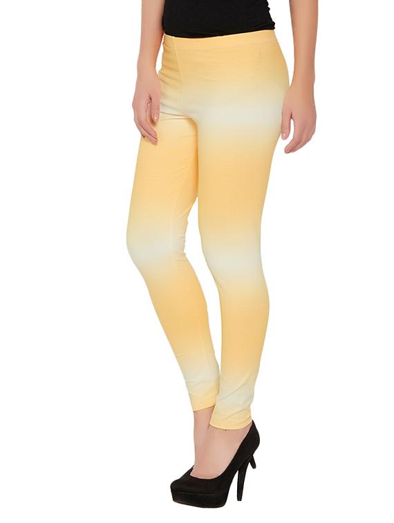 yellow cotton leggings - 13723942 - Zoom Image - 2