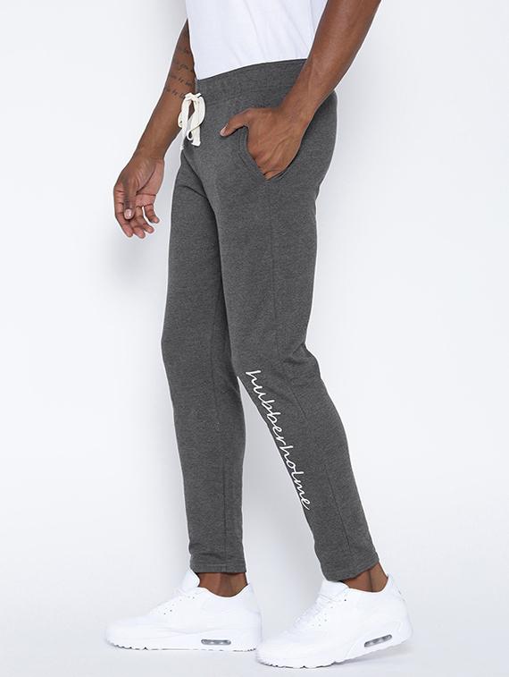 grey cotton joggers track pant - 13734541 - Zoom Image - 2