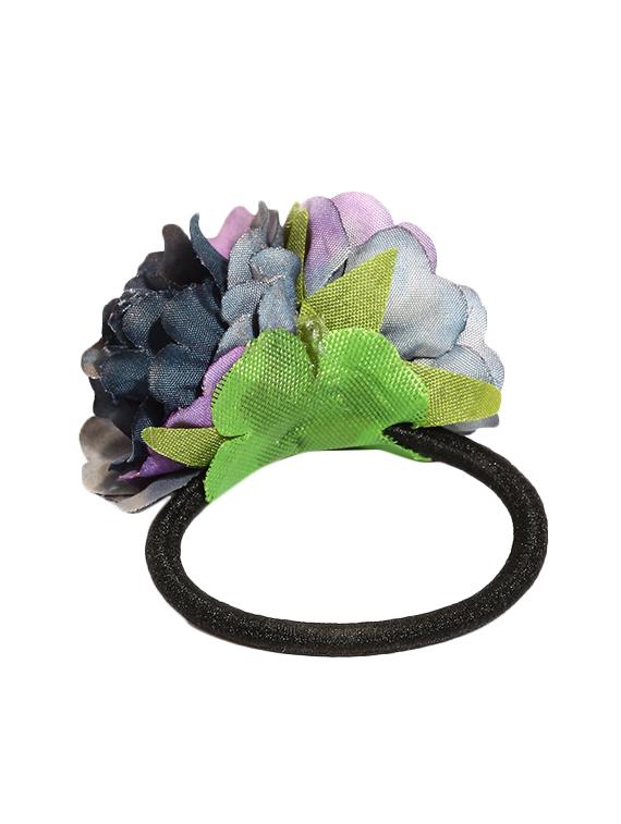 navy floral rubber band - 13744139 - Zoom Image - 2