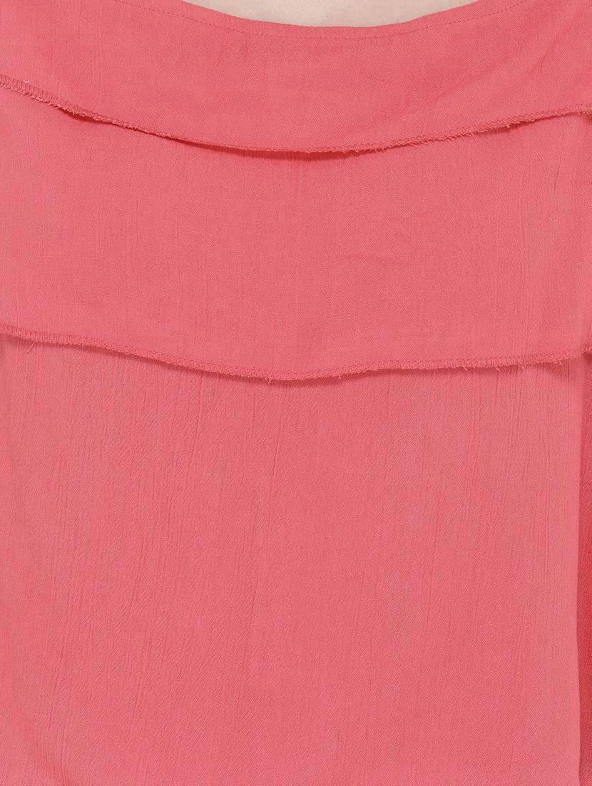 pink viscose regular top - 13747496 - Zoom Image - 5