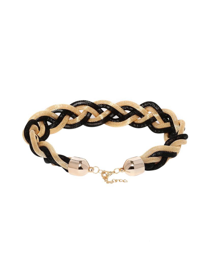 multi colored metal choker necklace - 13747926 - Zoom Image - 2