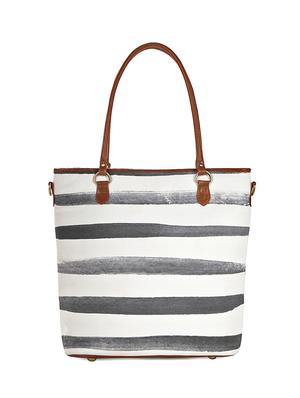 multi coloured canvas printed tote - 13748072 - Standard Image - 2