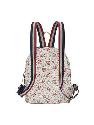 white canvas fashion backpack - 13760426 - Standard Image - 2