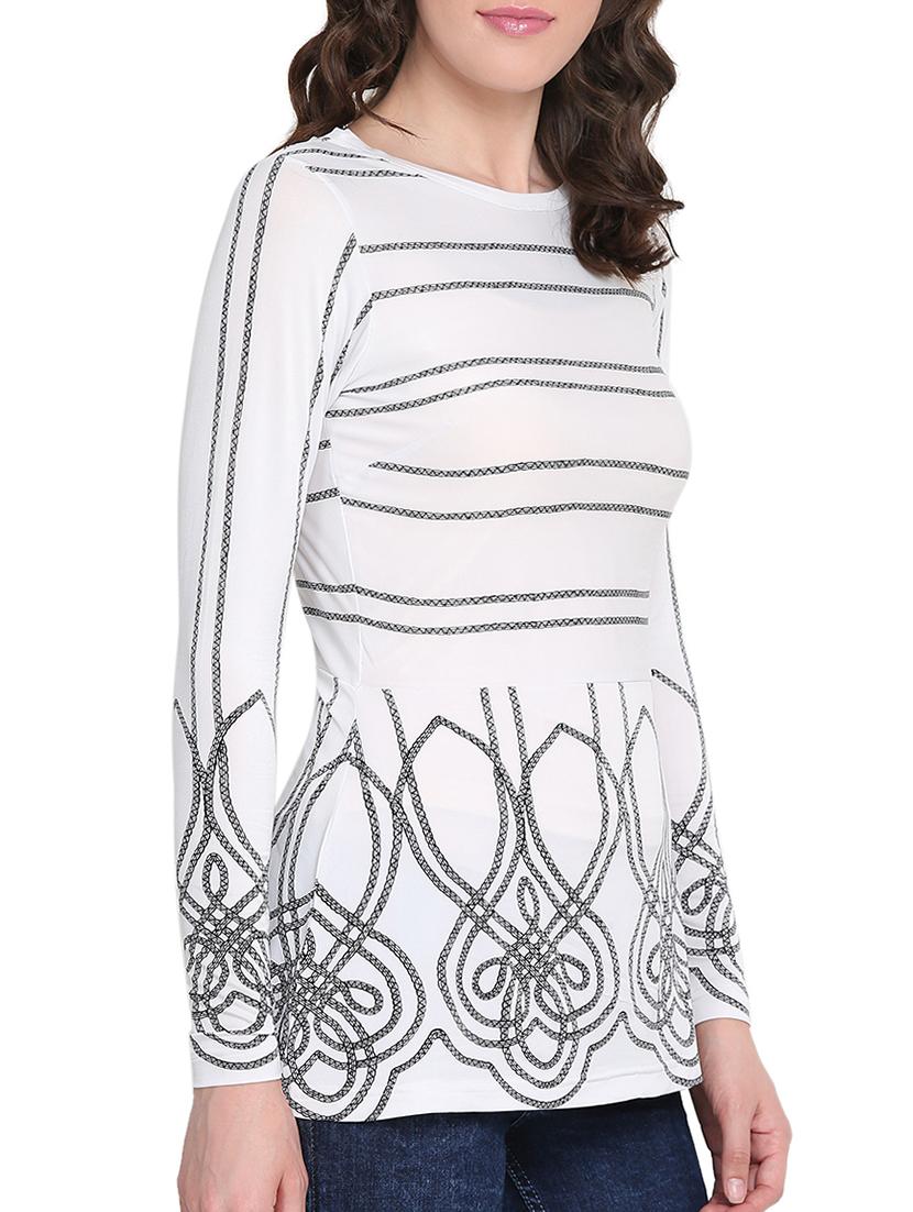 white regular top - 13762738 - Zoom Image - 2