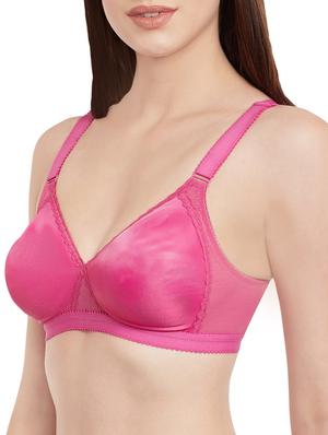 pink nylon regular bra - 13764884 - Standard Image - 2