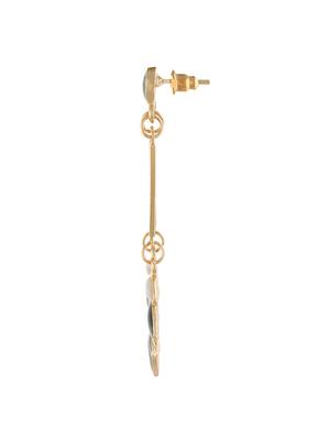 black metal drop earrings - 13769383 - Standard Image - 2