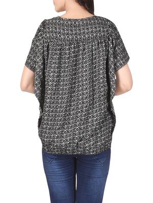 black poly crepe balloon top - 13771319 - Standard Image - 2