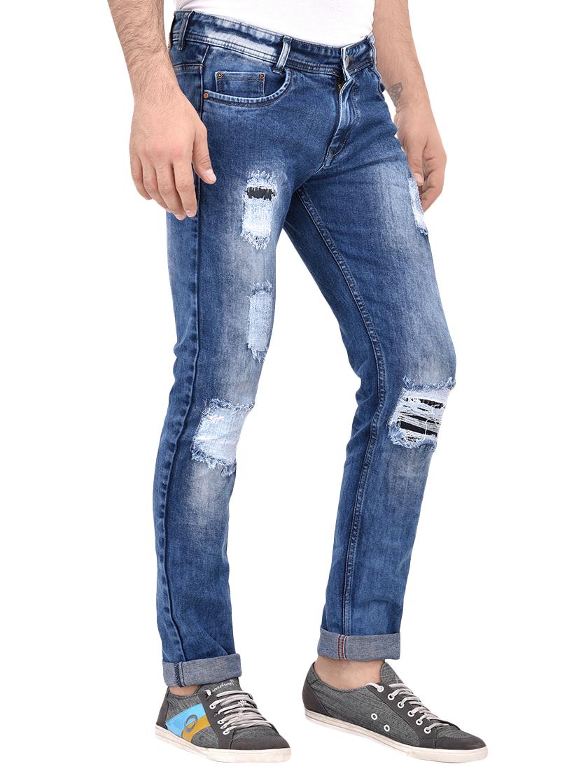 blue denim ripped jeans - 13774528 - Zoom Image - 2