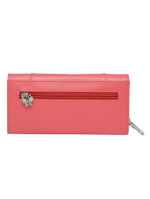pink leatherette regular clutch - 13775948 - Standard Image - 2
