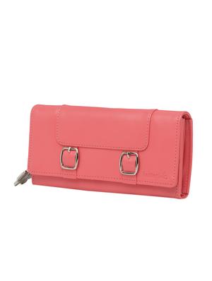pink leatherette regular clutch - 13775948 - Standard Image - 5