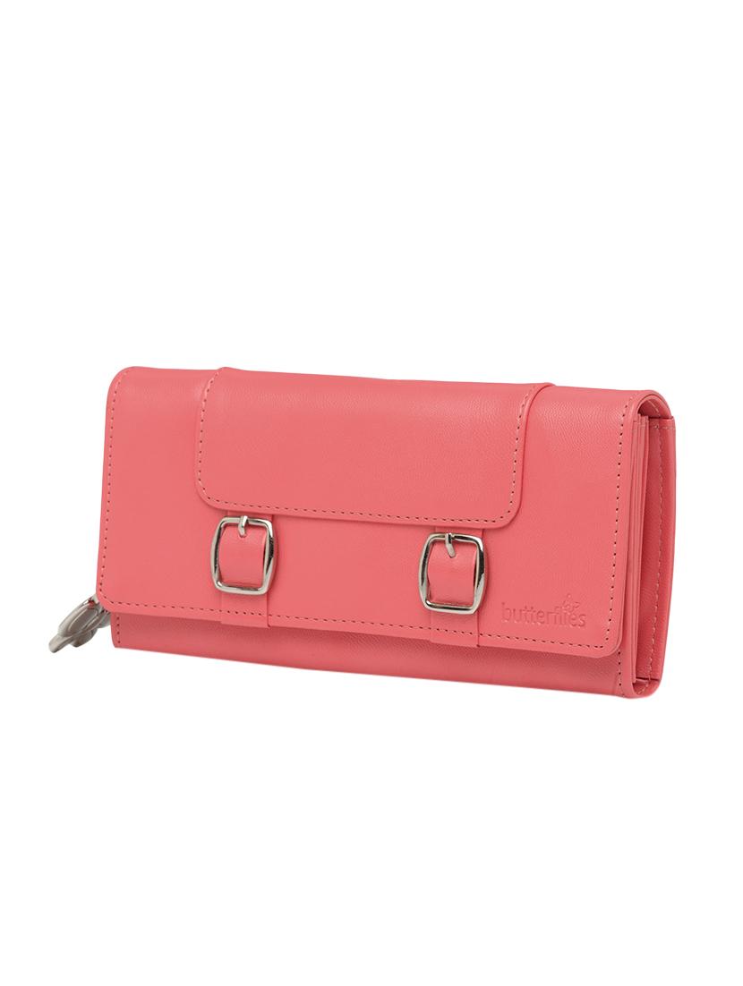 pink leatherette regular clutch - 13775948 - Zoom Image - 5