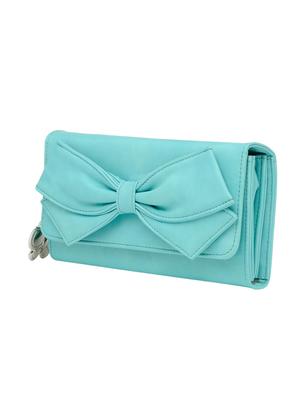 blue leatherette regular clutch - 13775955 - Standard Image - 5