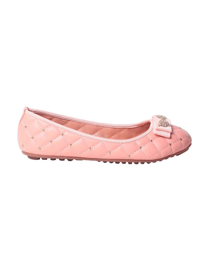 pink faux leather slip on ballerina - 13776414 - Zoom Image - 2