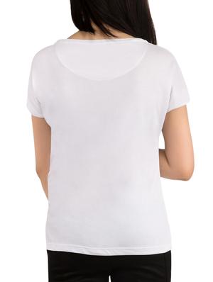 white printed regular tee - 13800685 - Standard Image - 2