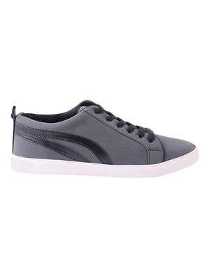 grey canvas lace up sneakers - 13802989 - Standard Image - 2