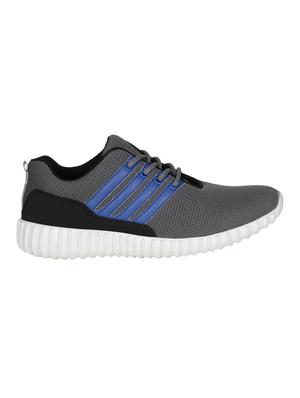 grey Mesh lace up sport shoe - 13803030 - Standard Image - 2