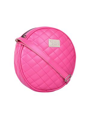 pink leatherette regular sling bag - 13809917 - Standard Image - 5