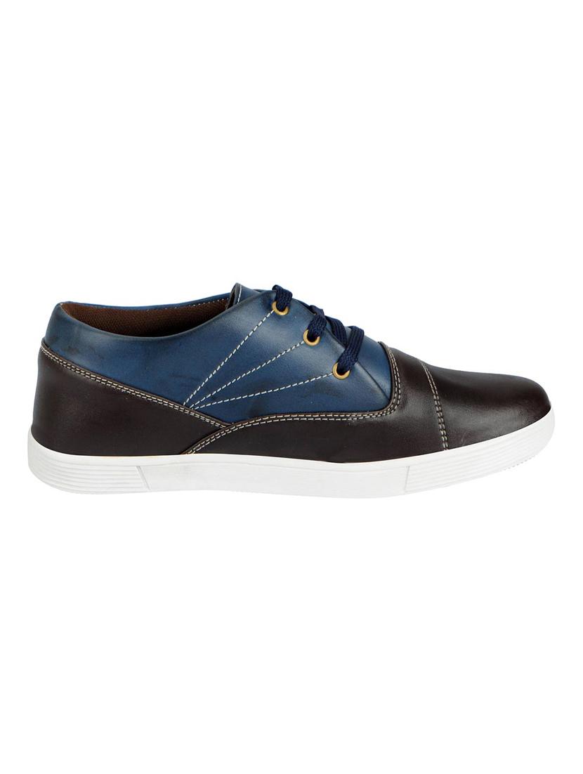 multi colored leatherette lace up sneaker - 13817416 - Zoom Image - 2