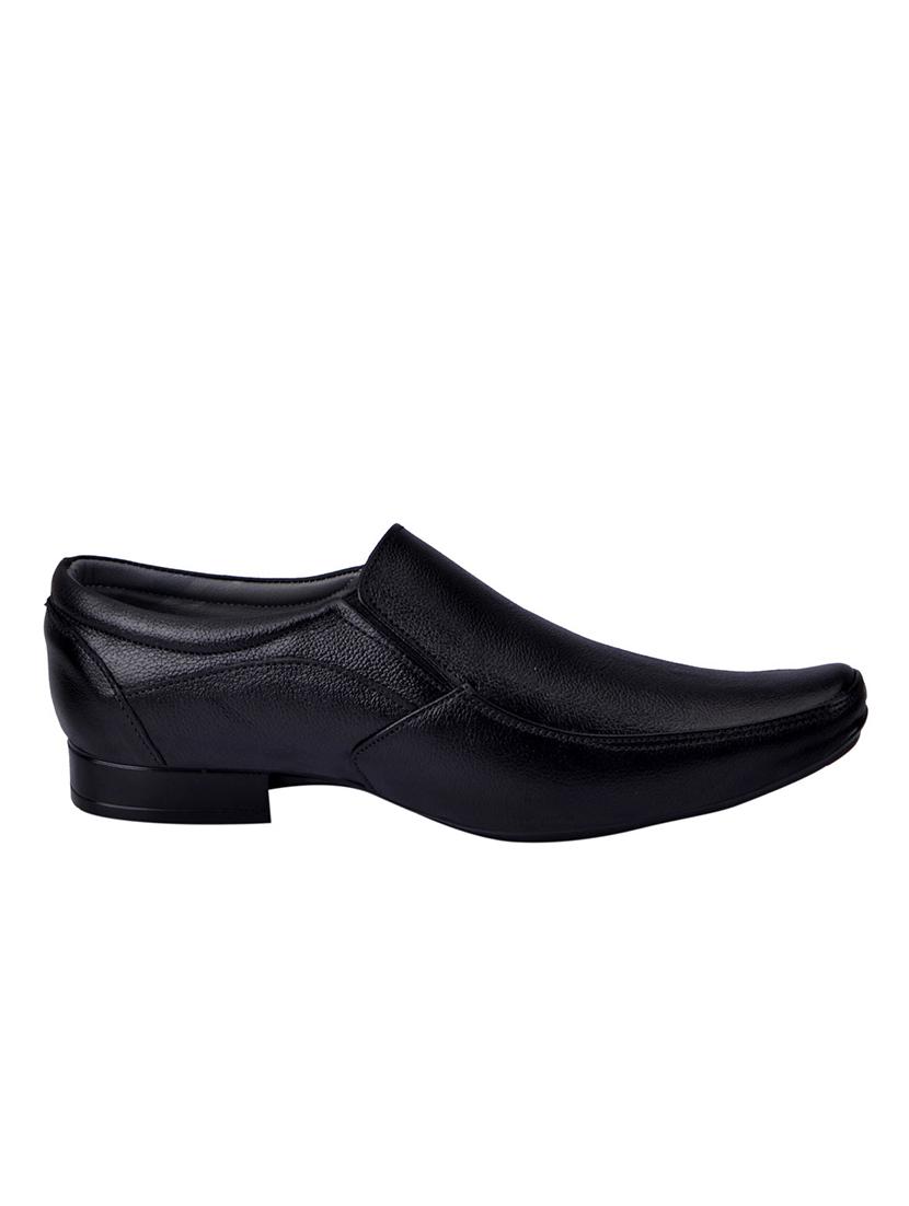 black Leather formal slip on - 13818012 - Zoom Image - 2