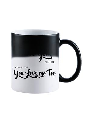 Snoby Magic Mug Black Ceramic Colour Changing Coffee Mug - 13819953 - Standard Image - 2