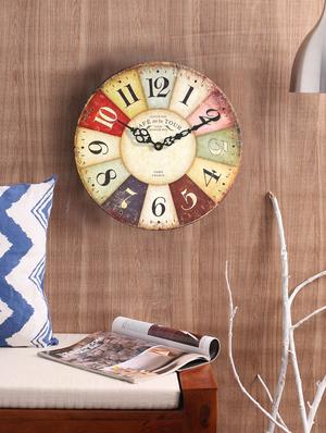 Sehaz Artworks Cafe_de_la_tour UV Wall Clocks - 13822687 - Standard Image - 2