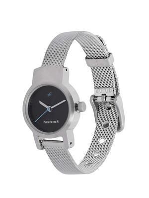 fastrack black dial analog watch for women - 2298sm03 - 13822821 - Standard Image - 2