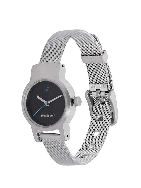 fastrack black dial analog watch for women - 2298sm03 - 13822821 - Zoom Image - 2