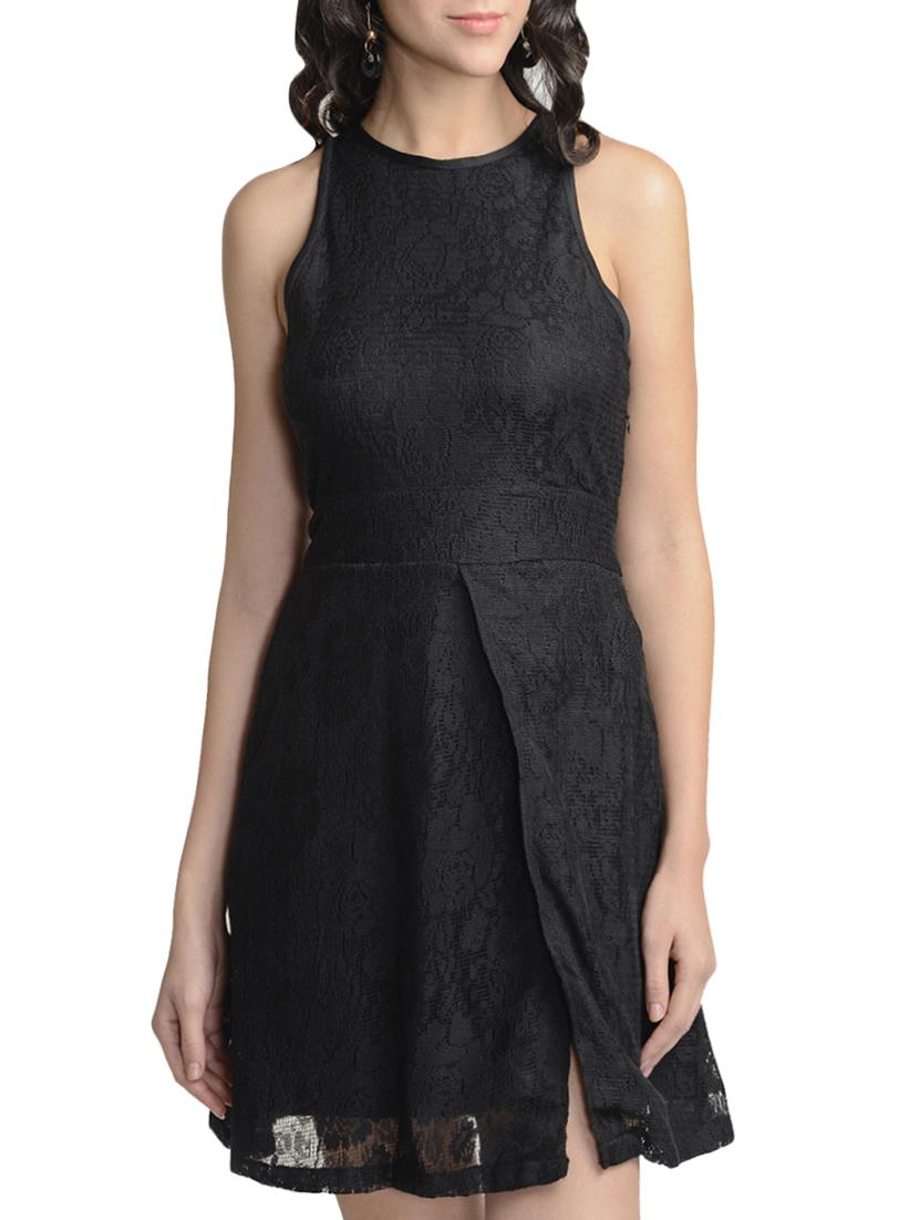 black skater dress - 13833776 - Zoom Image - 2