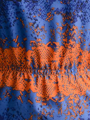 blue printed blouson dress - 13833785 - Standard Image - 5