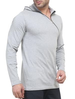 grey cotton t-shirt - 13837969 - Standard Image - 2