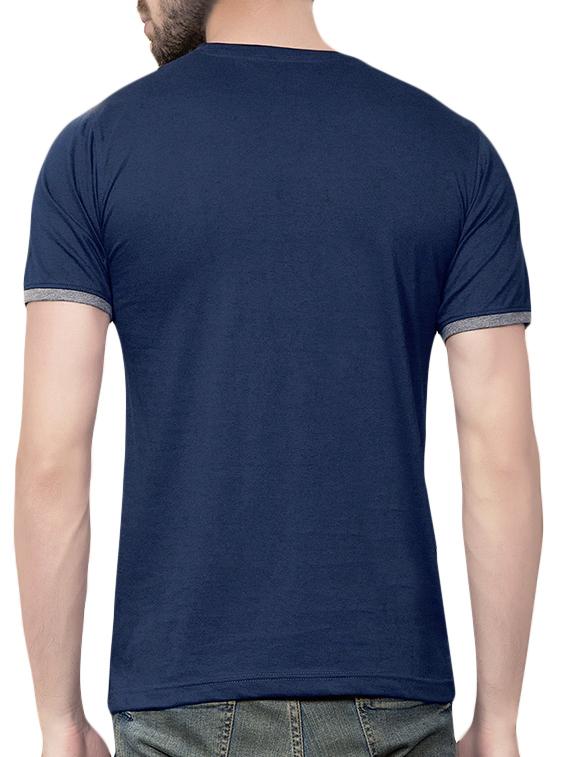 colour block cotton t-shirt - 13849038 - Zoom Image - 2