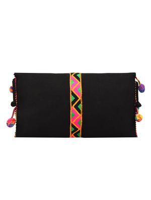 black canvas quirky sling bag - 13849436 - Standard Image - 2