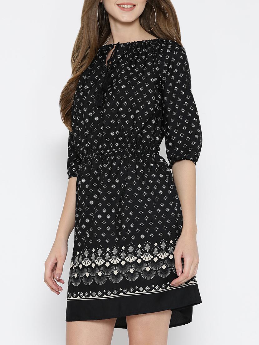 black printed dress - 13852028 - Zoom Image - 2