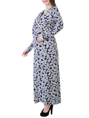 navy blue viscose maternity wear - 13853834 - Standard Image - 2