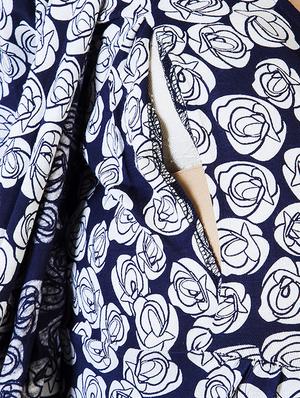 navy blue viscose maternity wear - 13853834 - Standard Image - 5