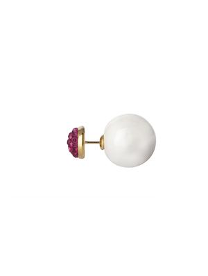 purple metal studs earrings - 13855078 - Standard Image - 2