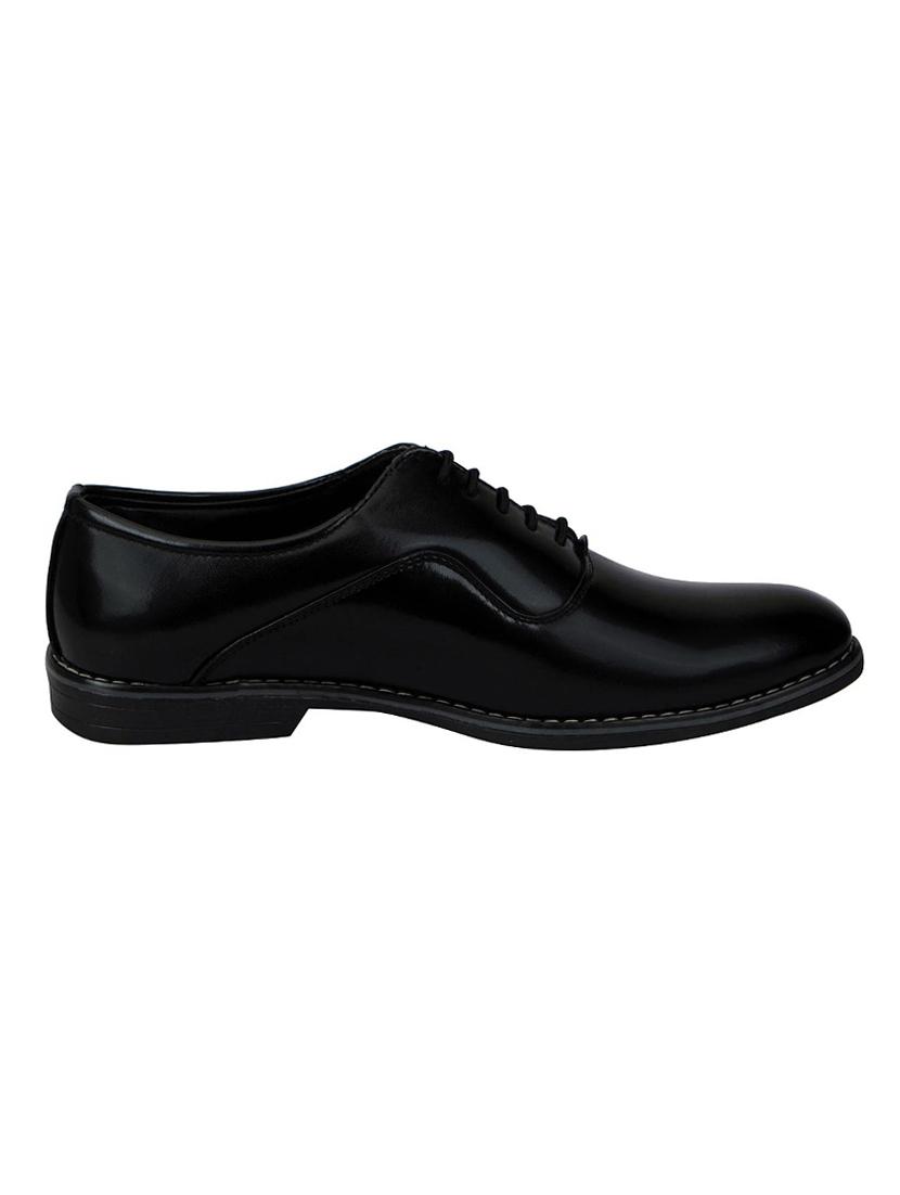 black leather laceup oxfords - 13856060 - Zoom Image - 2