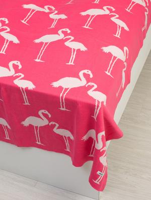 pink cotton blanket - 13862582 - Standard Image - 5