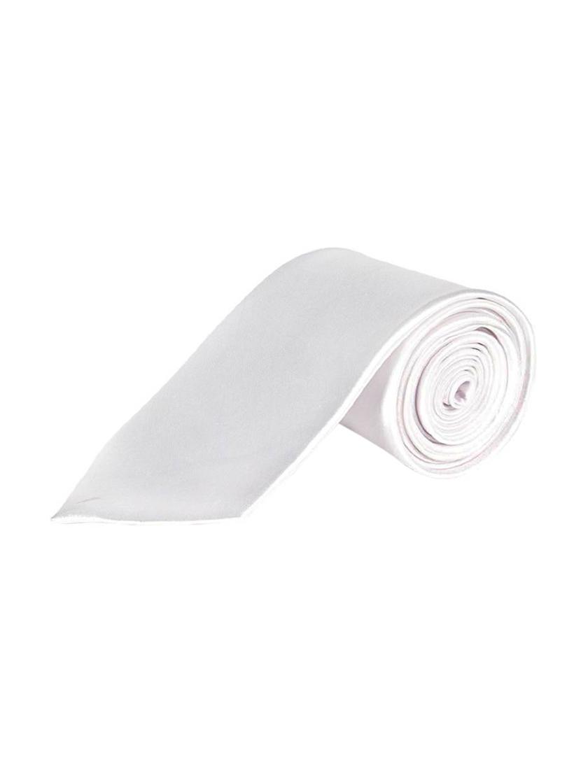 white micro fiber tie - 13865408 - Zoom Image - 2