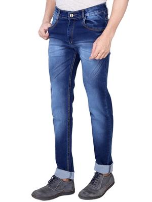 blue denim heavy washed jeans - 13877711 - Standard Image - 2
