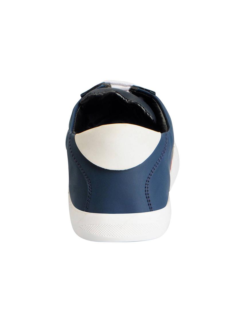 blue leatherette lace up sneaker - 13890156 - Zoom Image - 5
