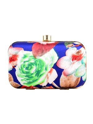 multi colored cotton box clutch - 13902136 - Standard Image - 2