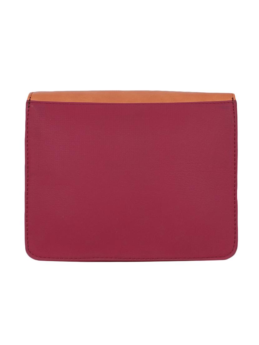 pink leatherette regular sling bag - 13902143 - Zoom Image - 2