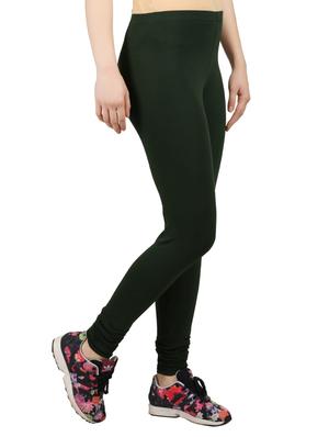 green cotton leggings - 13902182 - Standard Image - 2